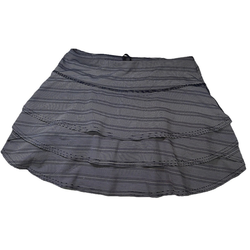 Athleta Athletic Skort Womens XS Navy Blue Workout Back Pocket Pull On Stretch